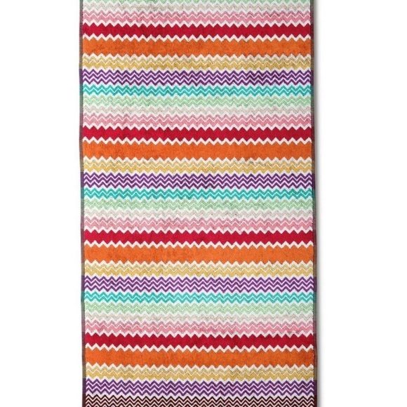 Missoni Beach Towel Blanket Chevron Zig Zag NEW - Picture 4 of 5
